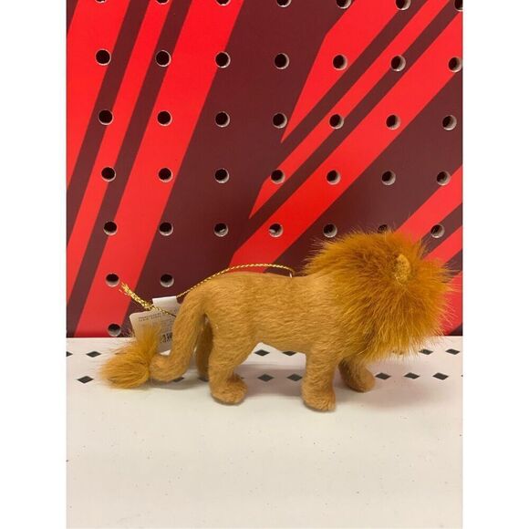 Target Wondershop Faux Fur Lion Christmas Tree Ornament jungle animal - Picture 3 of 3